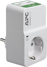 APC PM1WU2-GR overspændingsbeskytter Hvid 1 AC stikkontakt(er) 230 V
