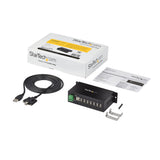 StarTech.com ST7200USBM interface hub USB 2.0 Type-B 480 Mbit/s Sort