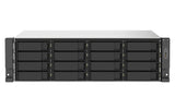 QNAP TS-1673AU-RP-16G NAS & lagringsserver Stativ (3U) Ryzen Embedded V1500B 16 GB DDR4 0 TB QNAP QTS Sort, Grå