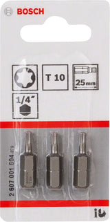 Bosch 2 607 001 604 skruetrækker bit 3 stk