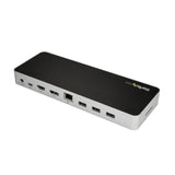 StarTech.com DK30CHDPPDUE dockingstation Ledningsført USB 3.2 Gen 1 (3.1 Gen 1) Type-C Sort, Sølv