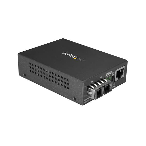StarTech.com MCMGBSCMM055 netværksomformer til medie 1000 Mbit/s 850 nm Multitilstand Sort