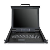 StarTech.com RKCONS1708K rack-konsol 43,2 cm (17") 1280 x 1024 pixel Stål Sort 1U
