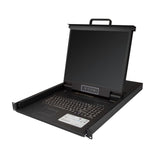 StarTech.com RKCONS1908K rack-konsol 48,3 cm (19") 1280 x 1024 pixel Stål Sort 1U