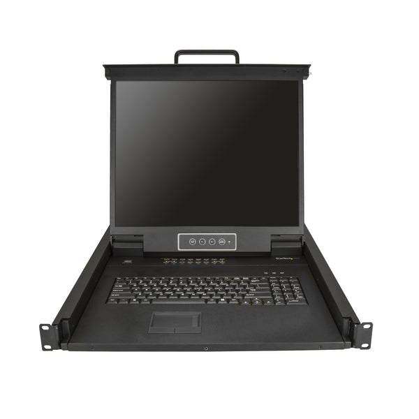 StarTech.com RKCONS1916K rack-konsol 48,3 cm (19") 1280 x 1024 pixel Sort 1U