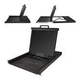 StarTech.com RKCONS1916K rack-konsol 48,3 cm (19") 1280 x 1024 pixel Sort 1U