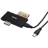 Hama 00181018 kortlæser USB 3.2 Gen 1 (3.1 Gen 1) Type-A Sort