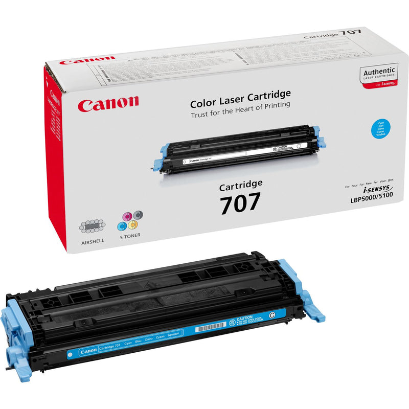 Canon 707 tonerpatron 1 stk Original Blå