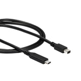 StarTech.com CDP2MDPMM1MB videokabel adapter 1 m USB Type-C Mini DisplayPort Sort