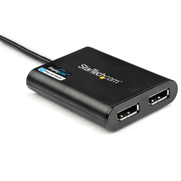 StarTech.com USB32DP24K60 USB grafisk adapter 4096 x 2160 pixel Sort