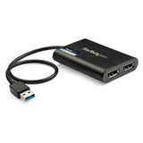 StarTech.com USB32DP24K60 USB grafisk adapter 4096 x 2160 pixel Sort
