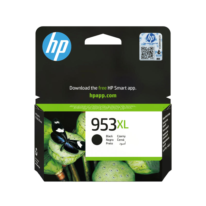 HP 953XL High Yield Black Original Ink Cartridge blækpatron 1 stk Højt (XL) udbytte