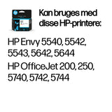 HP 62 Tri-color Original Ink Cartridge blækpatron 1 stk Standard udbytte Blå, Magenta, Gul