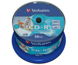 Verbatim CD-R AZO Wide Inkjet Printable no ID 700 MB 52x 50 stk