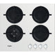 Whirlpool AKT 625/WH Sort, Hvid Indbygget 60 cm Gaskomfur 4 zone(s)