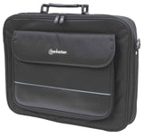 Manhattan 421560 taske og etui til laptop 43,2 cm (17") Mappe Sort