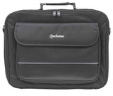 Manhattan 421560 taske og etui til laptop 43,2 cm (17") Mappe Sort