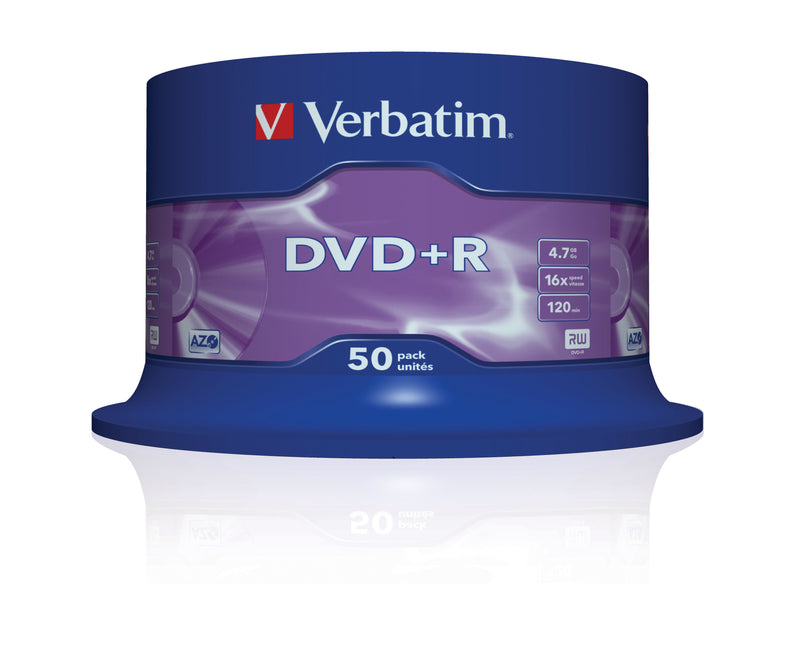 Verbatim 43550 tom DVD 4,7 GB DVD+R 50 stk