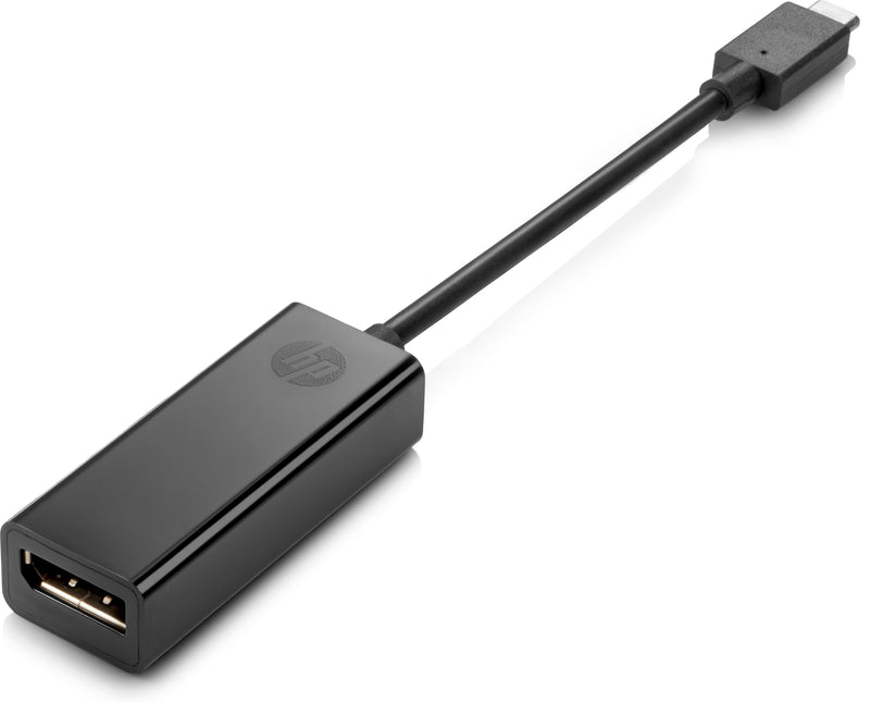 HP USB Type-C to DisplayPort Adapter 0,094 m Sort