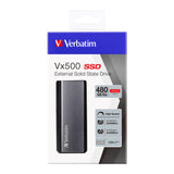 Verbatim Vx500 480 GB USB Type-C 3.2 Gen 2 (3.1 Gen 2) Sølv