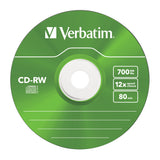 Verbatim CD-RW Colour 12x 700 MB 5 stk