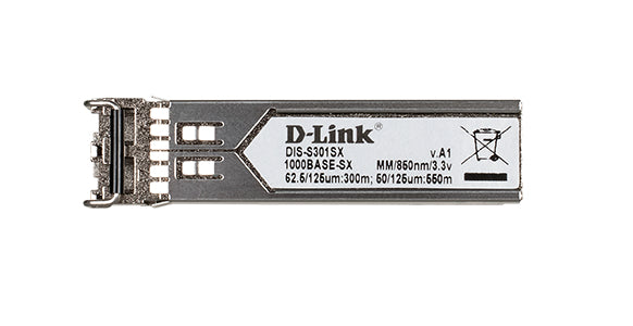 D-Link DIS‑S301SX modul til netværksmodtager Fiberoptisk 1000 Mbit/s mini-GBIC