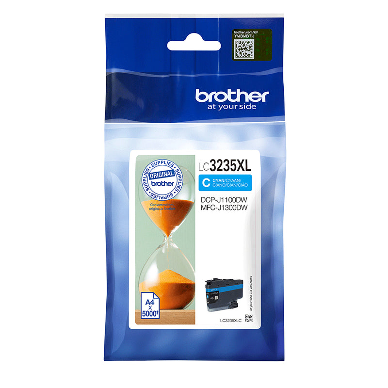 Brother LC3235XLC blækpatron 1 stk Original Højt (XL) udbytte Blå