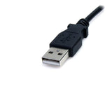 StarTech.com USB2TYPEM el-ledning Sort 0,9 m USB A Barrel type M