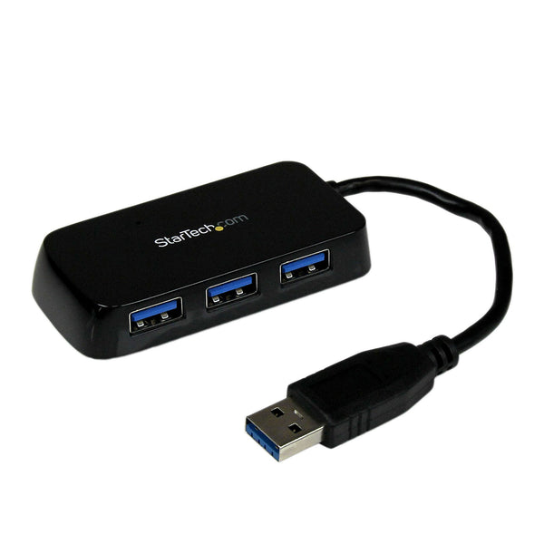 StarTech.com ST4300MINU3B interface hub USB 3.2 Gen 1 (3.1 Gen 1) Type-A 5000 Mbit/s Sort