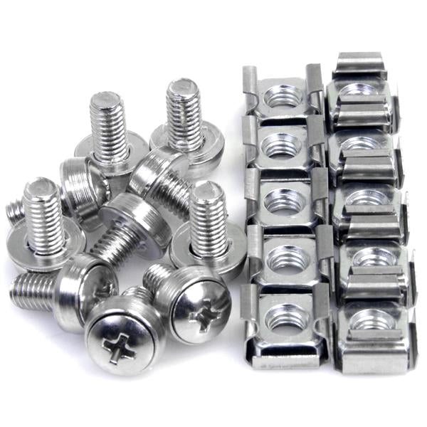 StarTech.com CABSCREWM6 skrue/bolt 12 mm 50 stk M6