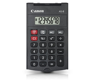 Canon AS-8 regnemaskine Lomme Skærm Grå