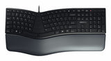 CHERRY KC 4500 ERGO tastatur Universel USB AZERTY Belgisk Sort
