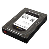 StarTech.com 25SAT35HDD drive bay panel 8,89 cm (3.5") Opbevaring drev bakke Sort, Sølv