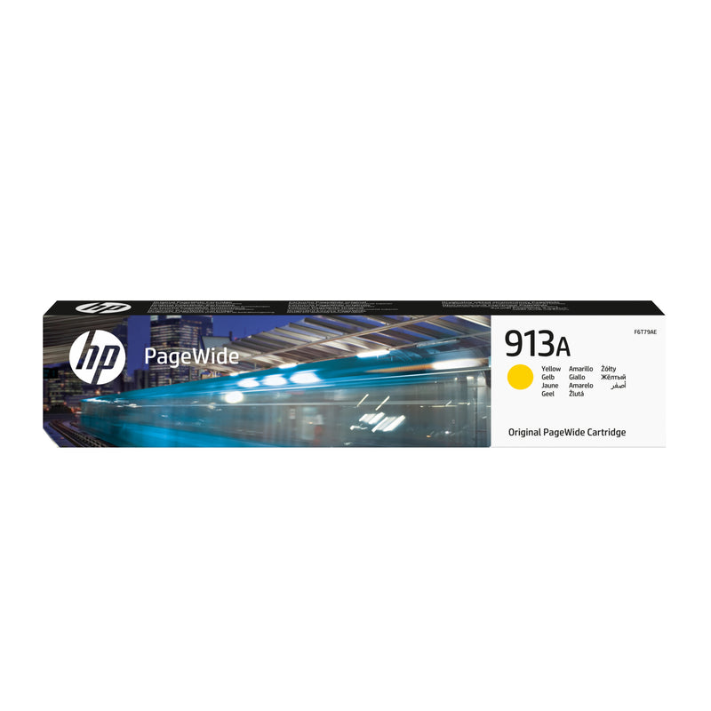 HP 913A Yellow Original PageWide Cartridge blækpatron 1 stk Standard udbytte