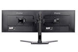 iiyama DS1002D-B1 skærmbeslag og -stativer 76,2 cm (30") Skrivebord Sort