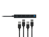 Conceptronic HUBBIES05B interface hub USB 2.0 480 Mbit/s Sort