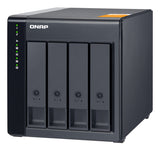 QNAP TL-D400S drevkabinet HDD/SSD kabinet Sort, Grå 2.5/3.5"