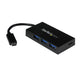 StarTech.com HB30C3A1CFB interface hub USB 3.2 Gen 1 (3.1 Gen 1) Type-C 5000 Mbit/s Sort