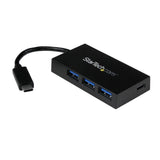 StarTech.com HB30C3A1CFB interface hub USB 3.2 Gen 1 (3.1 Gen 1) Type-C 5000 Mbit/s Sort