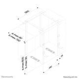 Neomounts CPU-D025BLACK CPU holder Skrivebordsmonteret CPU-holder Sort