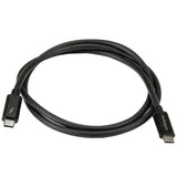 StarTech.com TBLT3MM1M Thunderbolt kabel 1 m 20 Gbit/sek. Sort