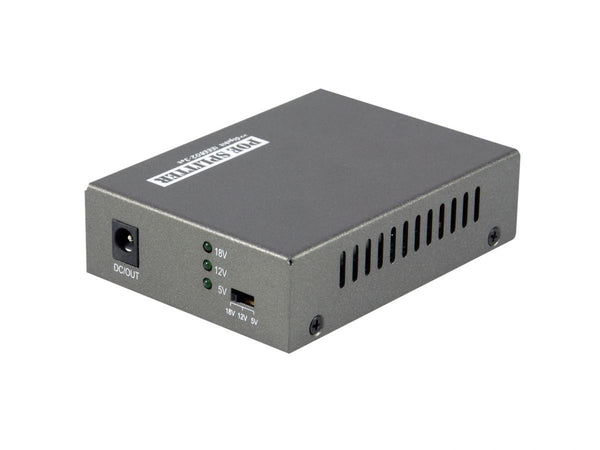 LevelOne POS-3000 netværks-splitter Strøm over Ethernet (PoE) Sort