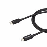 StarTech.com TBLT3MM1M Thunderbolt kabel 1 m 20 Gbit/sek. Sort