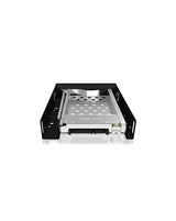 ICY BOX IB-2217StS 8,89 cm (3.5") Opbevaring drev bakke Sort