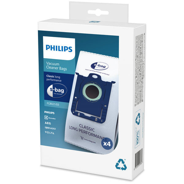 Philips s-bag FC8021/03 støvsuger tilbehør & forsyning Støvpose Beholder vakuum
