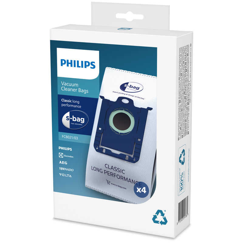 Philips s-bag FC8021/03 støvsuger tilbehør & forsyning Støvpose Beholder vakuum