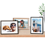 HP Advanced Glossy Photo Paper-100 sht/10 x 15 cm borderless Sort, Blå, Hvid Glans