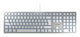 CHERRY KC 6000 SLIM FOR MAC tastatur Kontor USB QWERTZ Tysk Sølv
