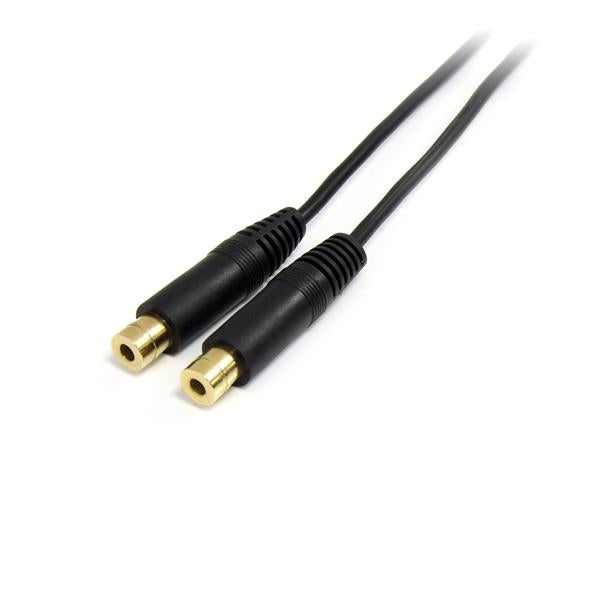StarTech.com MUY1MFF lydkabel 0,15 m 3.5mm 2 x 3.5mm Sort