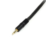 StarTech.com MUY1MFF lydkabel 0,15 m 3.5mm 2 x 3.5mm Sort